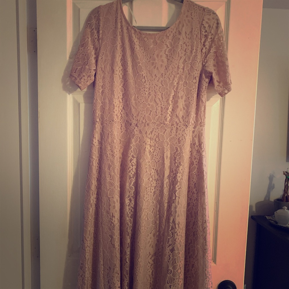 Blush pink dress